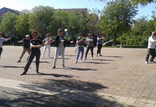 Séance de Yoga dans un QPV
